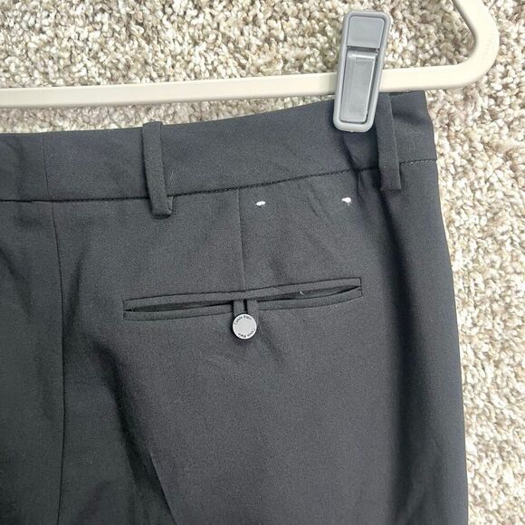 Calvin Klein Dress Pants Women’s 4 Black Crosshatched Modern-Fit Straight Leg - Picture 5 of 7